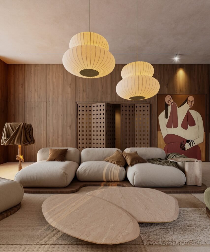 Luxury home design showcasing elegant interior spaces and modern decor
