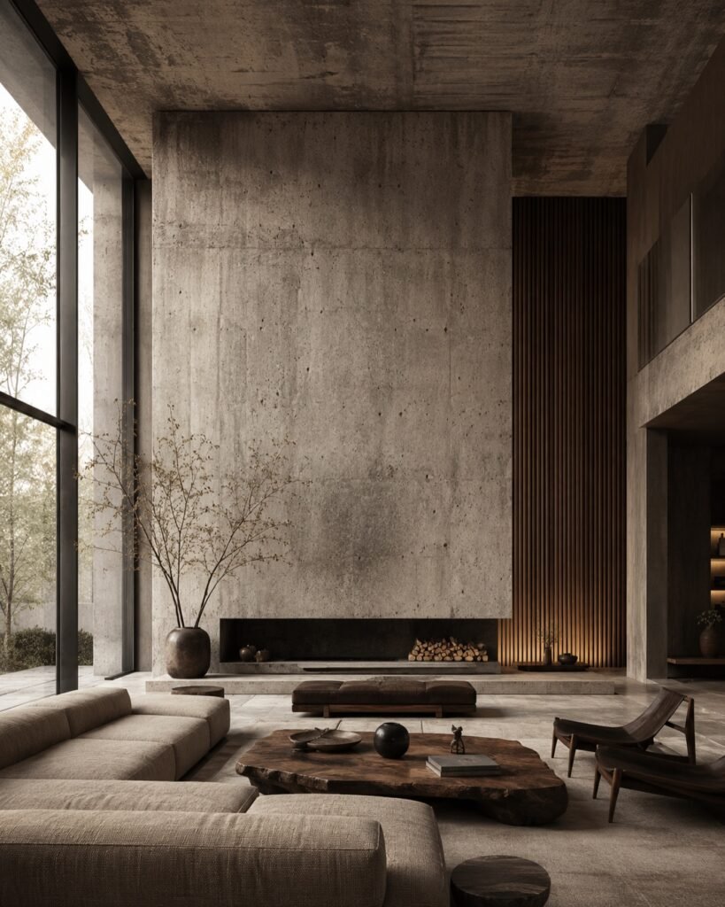 Mansion interior design featuring architectural details and elegant finishes