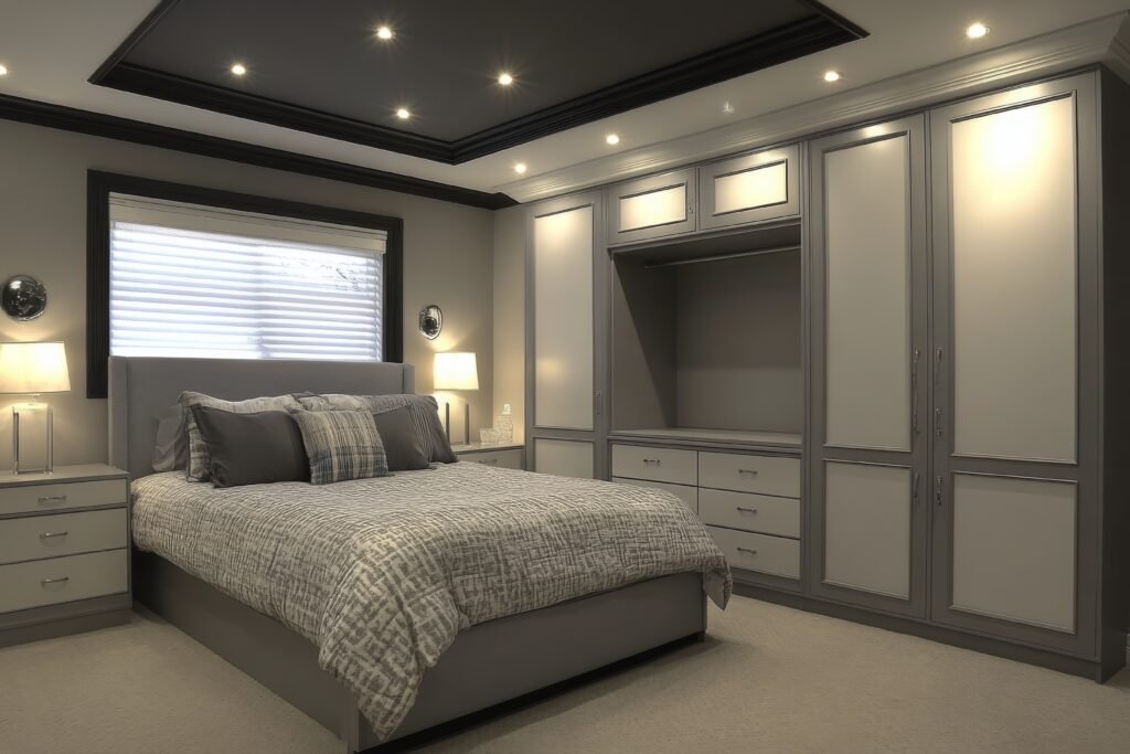 Closet Storage: 10 Genius Ideas for an Organized Home Storage bench used for seating and hidden storage in a bedroom closet setup