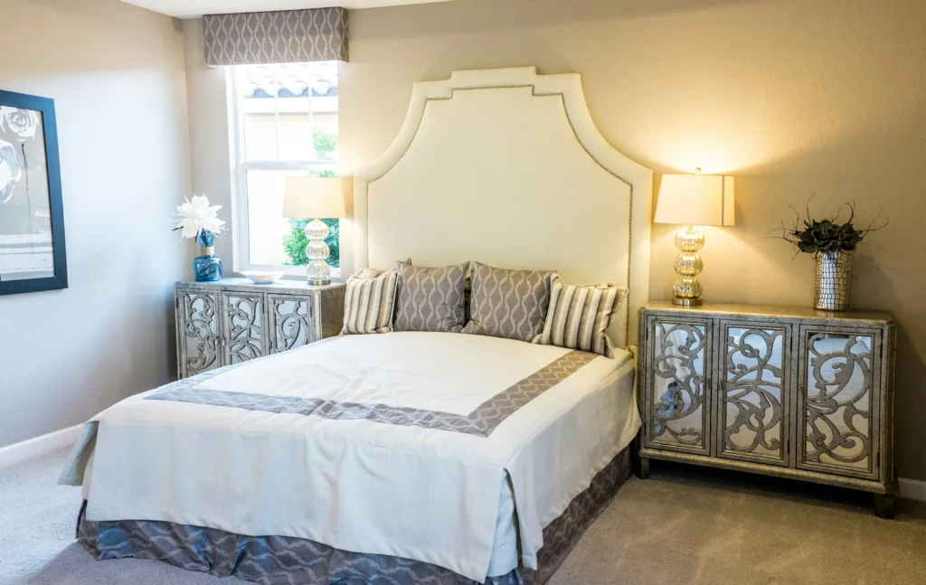 modern small bedroom bright interior design