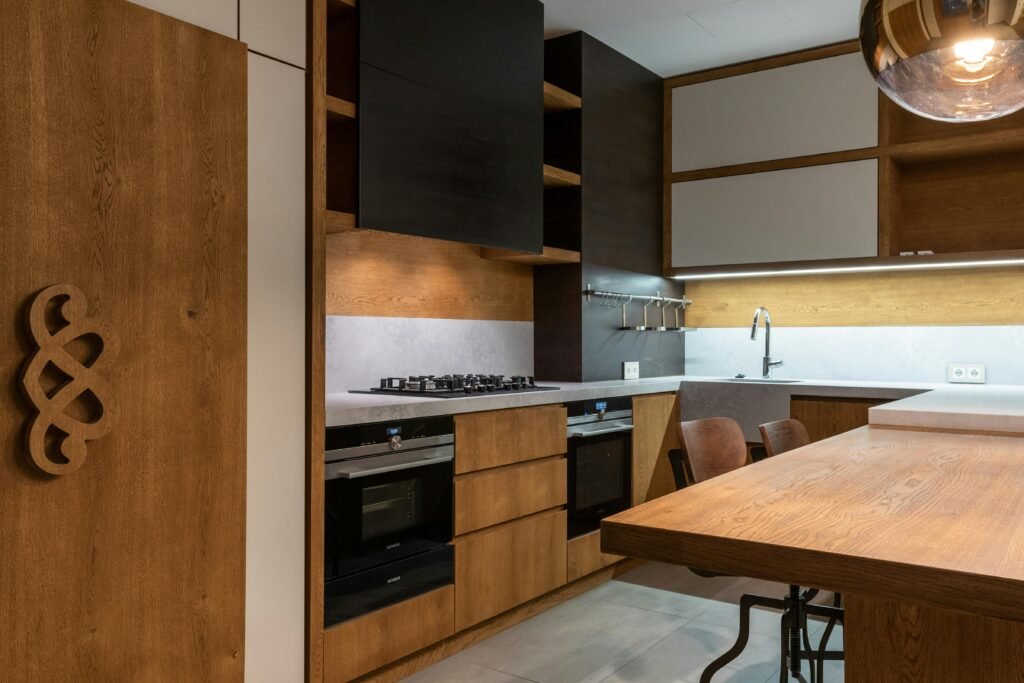 Stylish IKEA kitchen design blending modern decor and functional layout