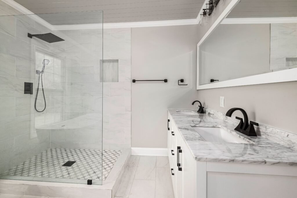 10 Bathroom Remodel Ideas on a Budget That Look Expensive Before and after bathroom transformation showing budget renovation results