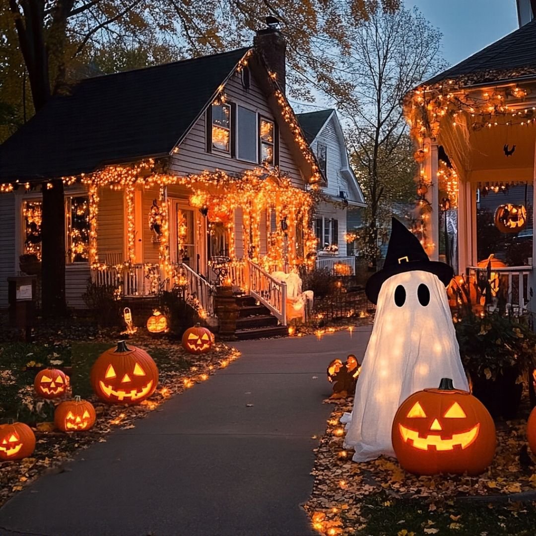 27 Amazing Front Porch Halloween Decor Ideas for Fall Fun